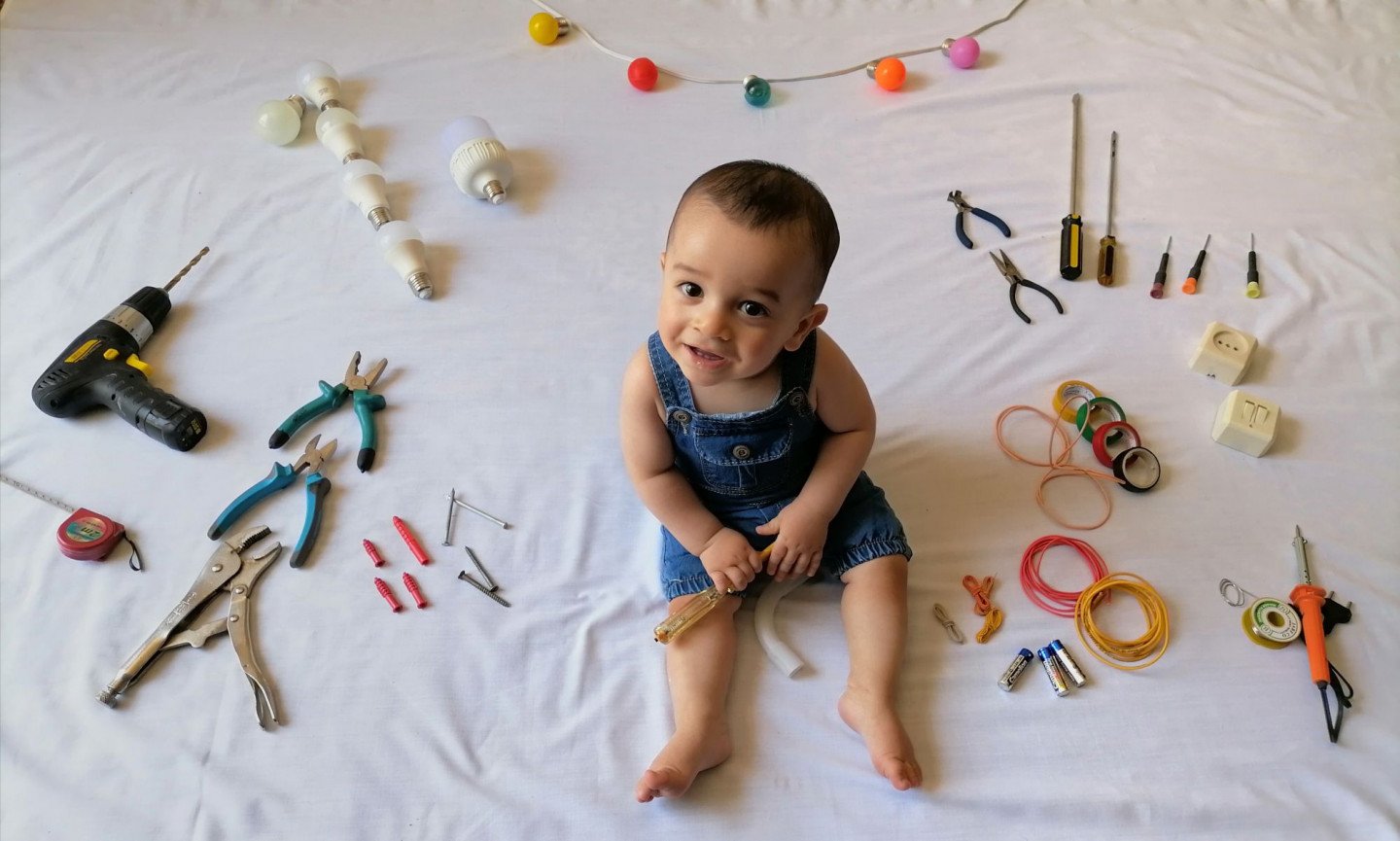 ده ماهگی نوزاد ماهان کوچولو