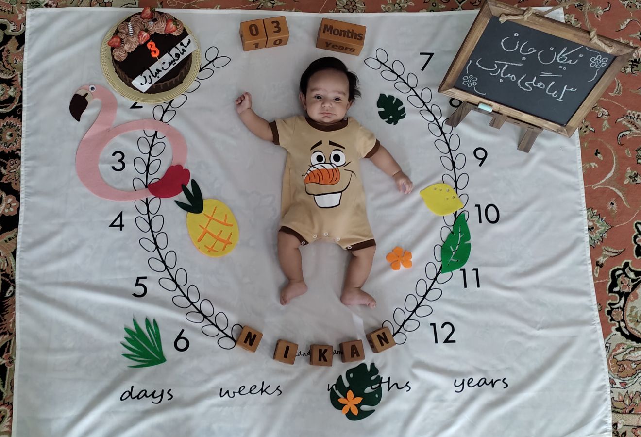 تم عکس تابستانی کودک نیکان نیکوکلام