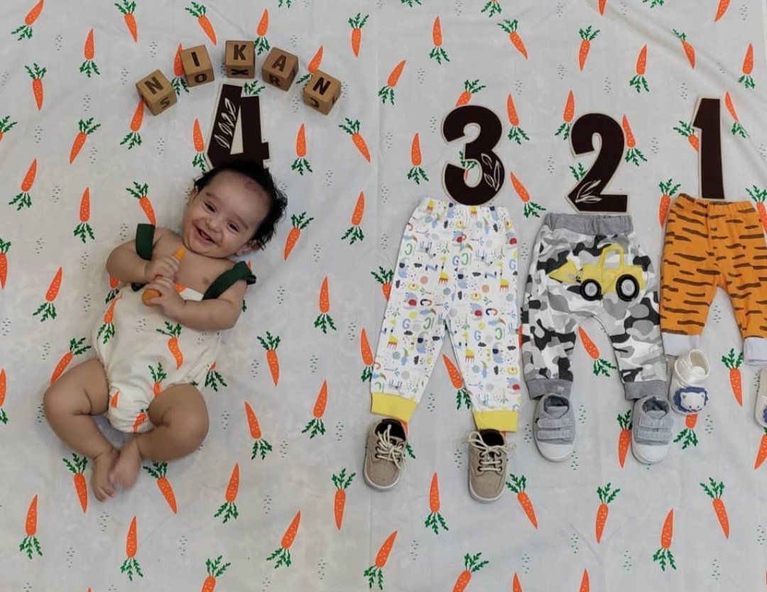 چهار ماهگی نوزاد نیکان نیکوکلام