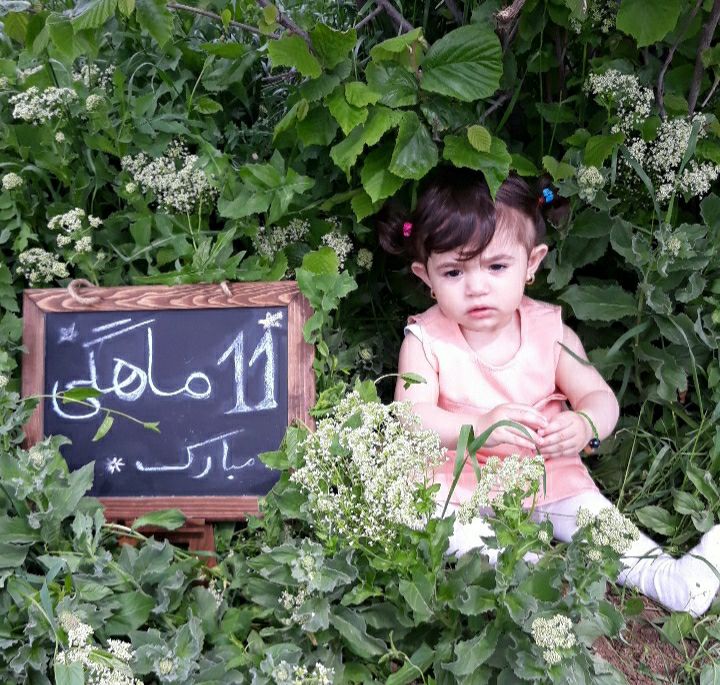 تم عکس بهاری کودک لیانا کوچولو