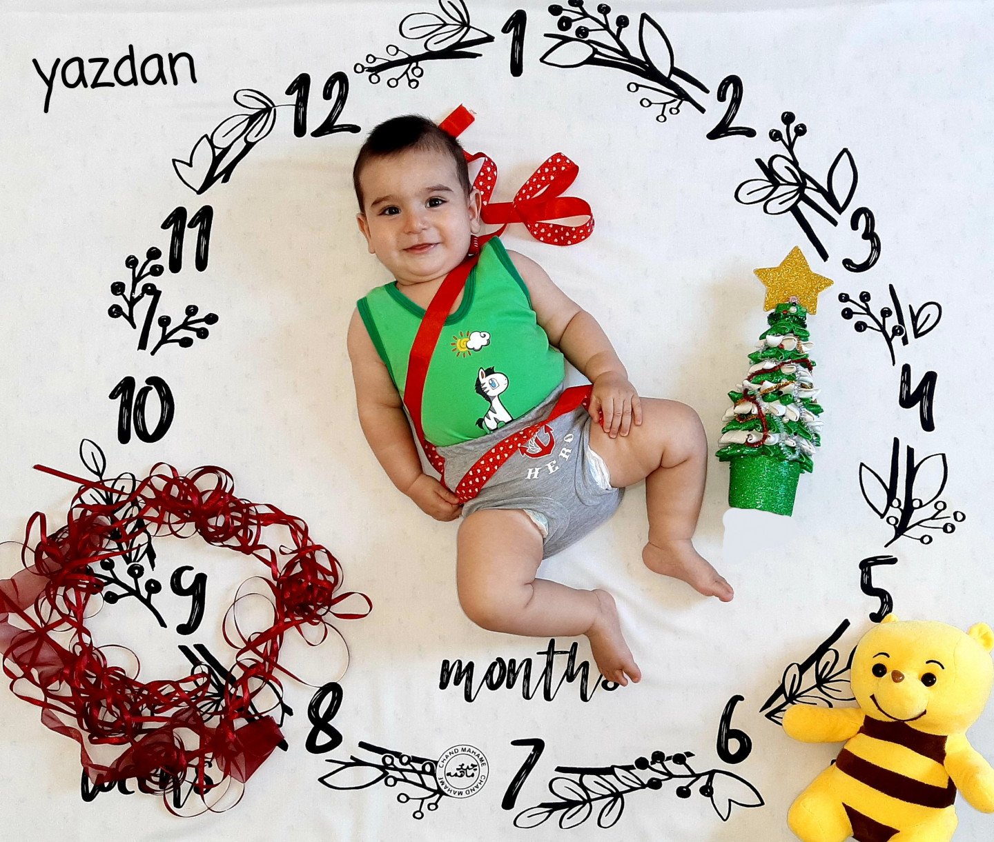 متولد شدن نوزاد یزدان ابراهیمی