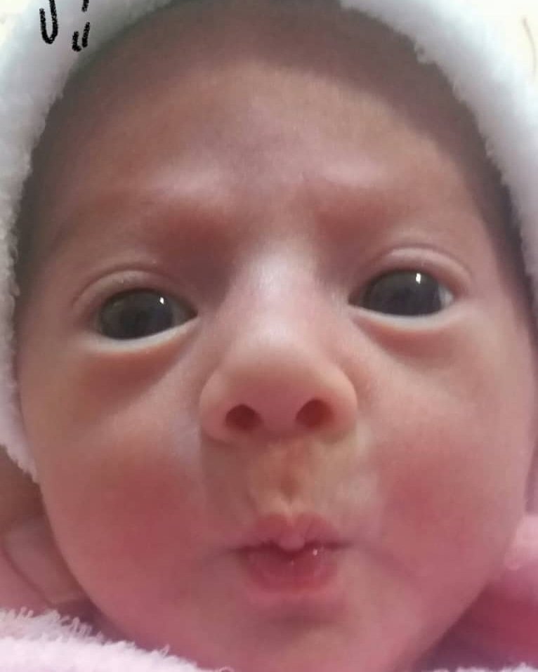 یک ماهگی نوزاد سلین_سویل ایمانی