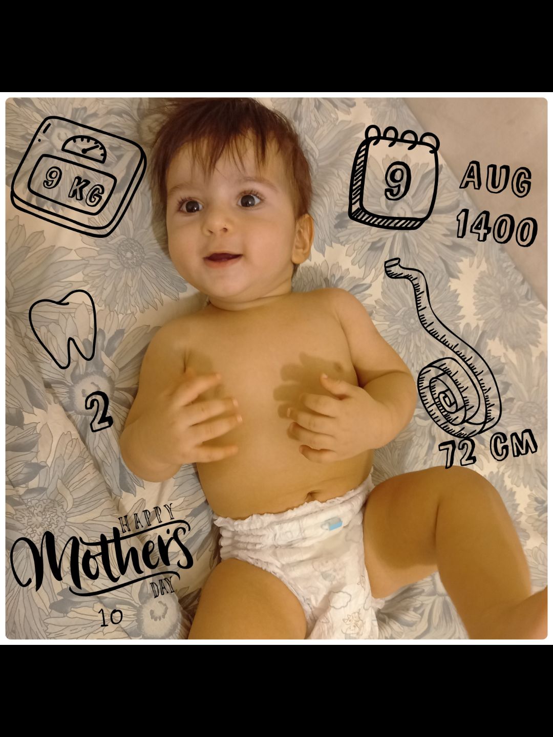 نه ماهگی نوزاد رادمهر بیاتی