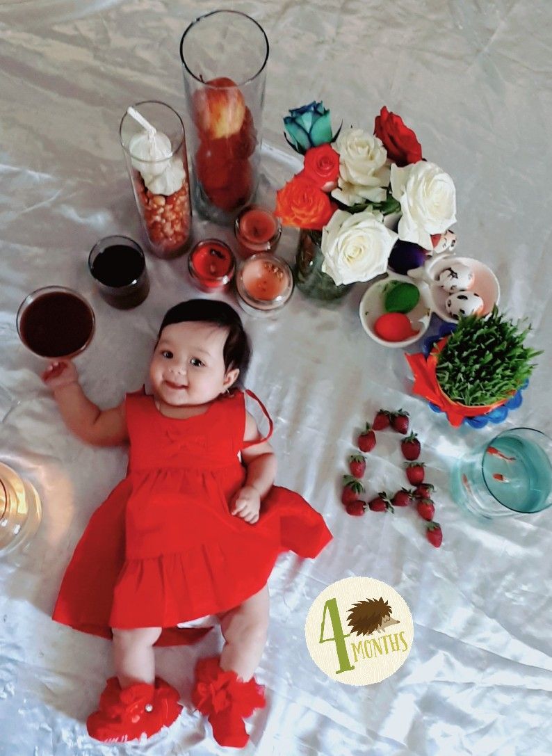 چهار ماهگی نوزاد یاسمین افشار