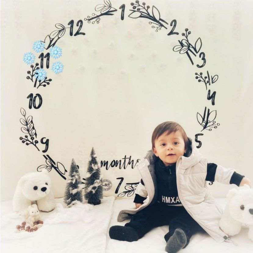 تم عکس زمستانی نوزاد منان صالحی☺