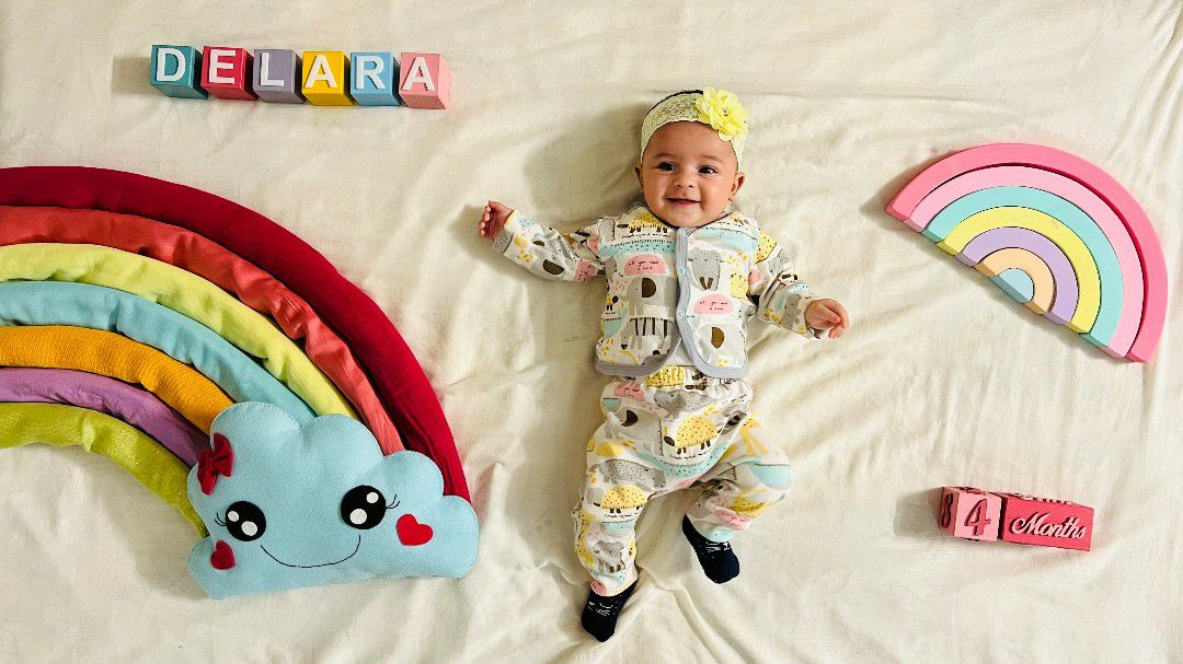 چهار ماهگی نوزاد دل‌آرا سلیمانی