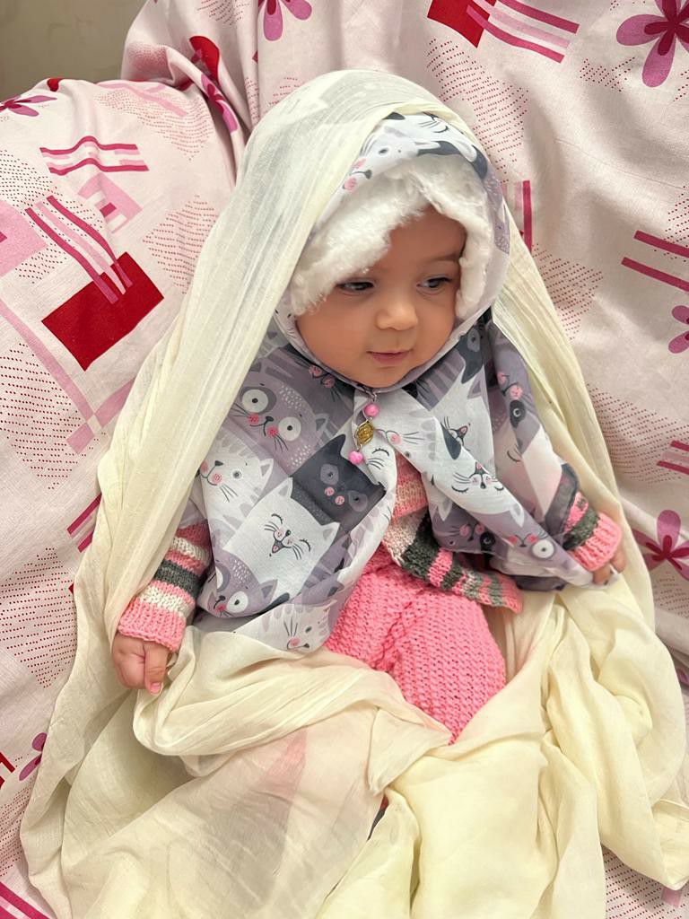 پنج ماهگی نوزاد دل‌آرا سلیمانی