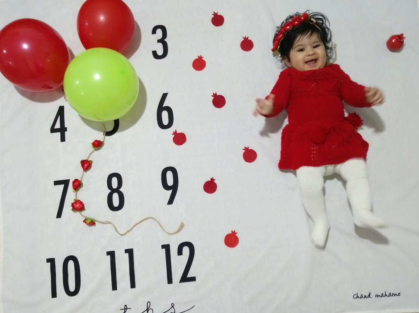 هشت ماهگی نوزاد سوگل احمدی