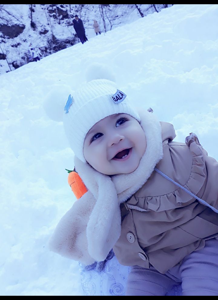 تم عکس زمستانی نوزاد پناه شاخص