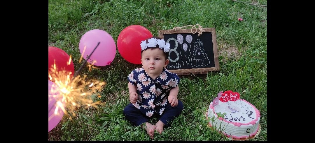 هشت ماهگی نوزاد یاسمین ارجمند