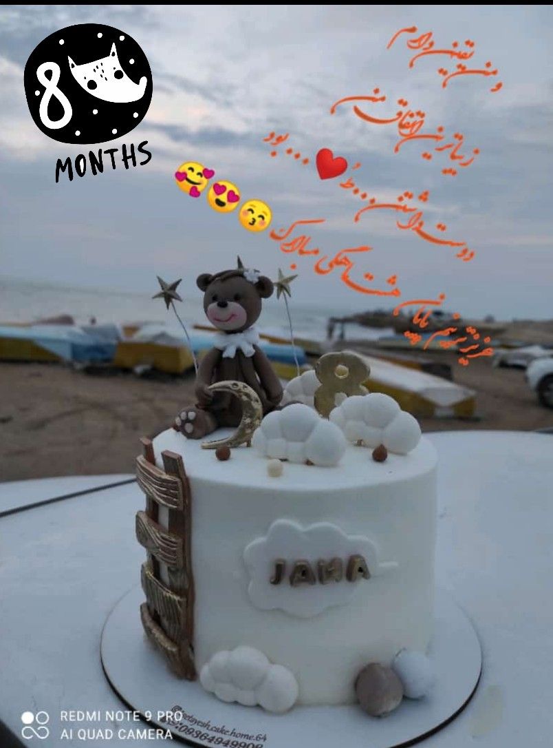 هشت ماهگی نوزاد جانا شکوهی