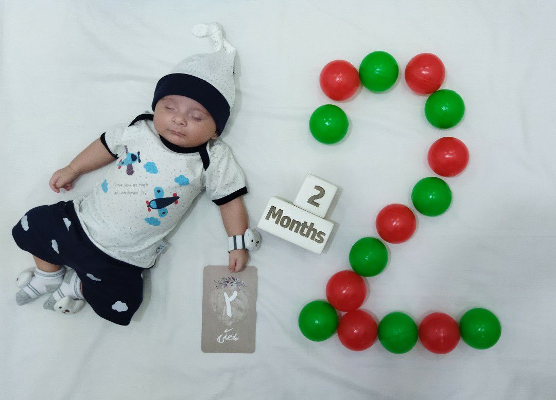 یک ماهگی نوزاد رادین حسین آبادی