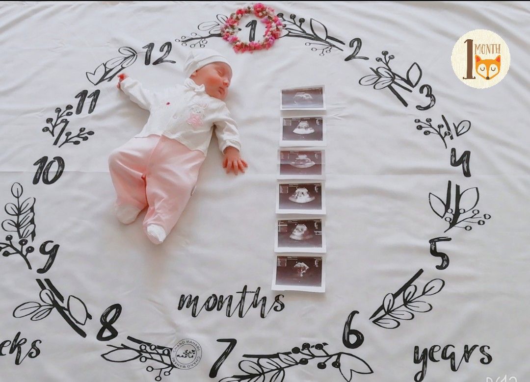 یک ماهگی نوزاد آنا القاسی