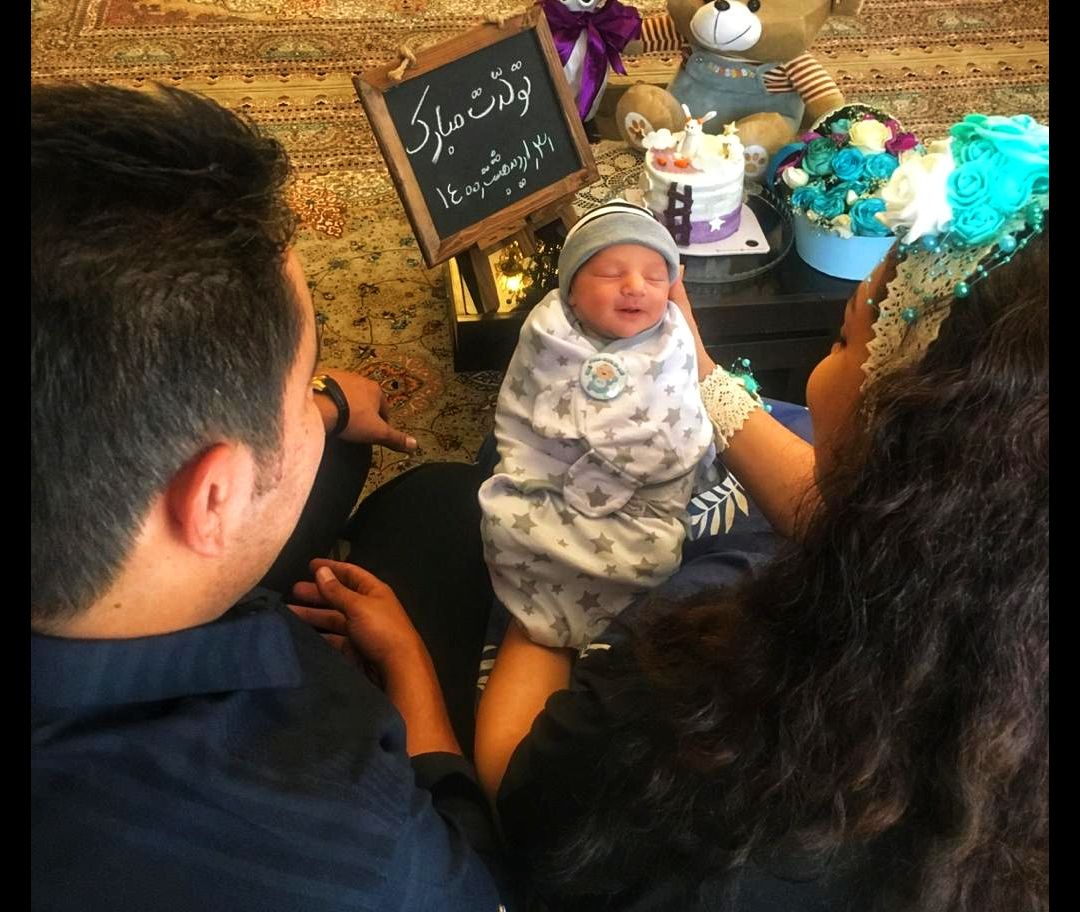 متولد شدن نوزاد کیان قدیانی