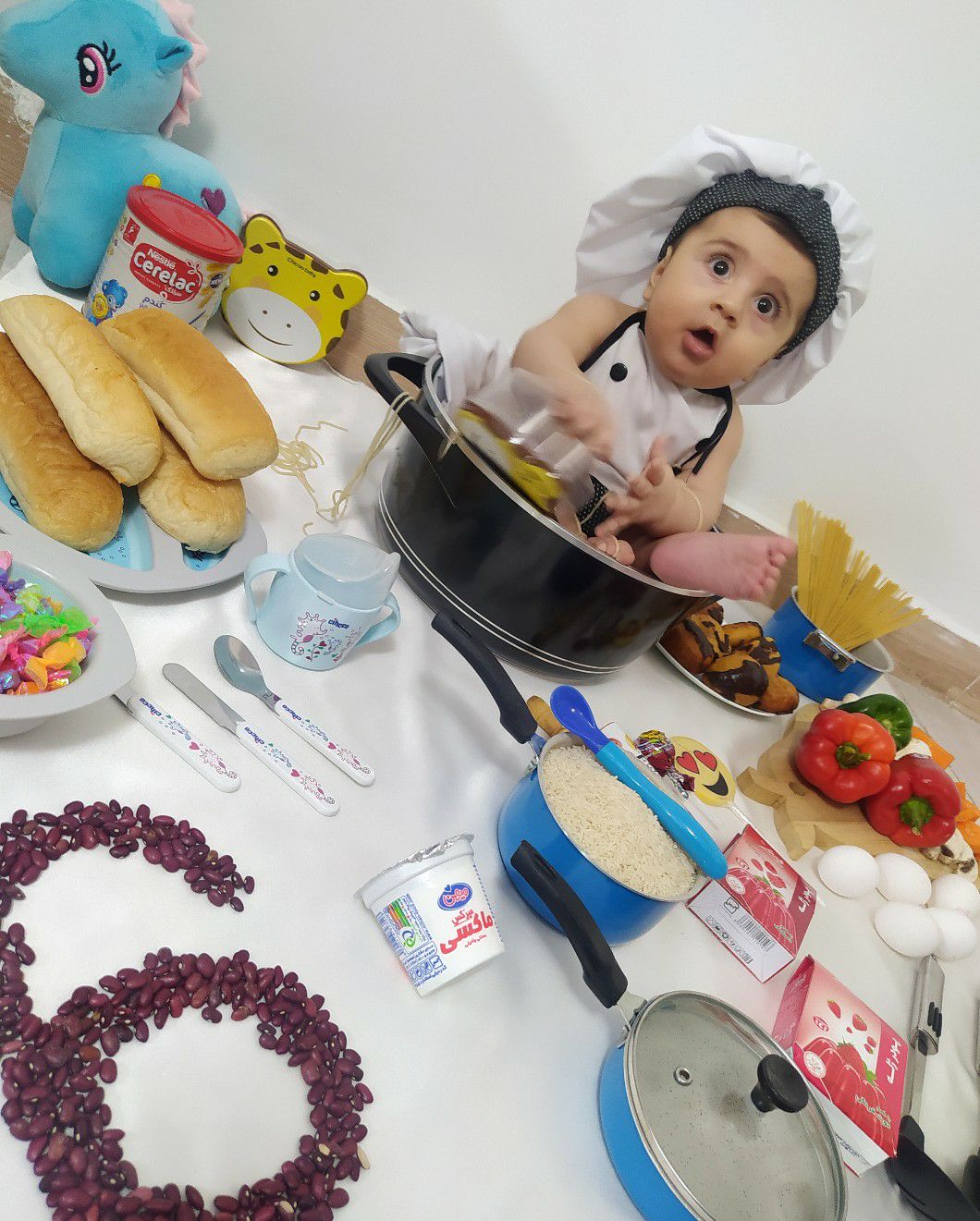 لباس آشپزی کودک رادمان گوهری