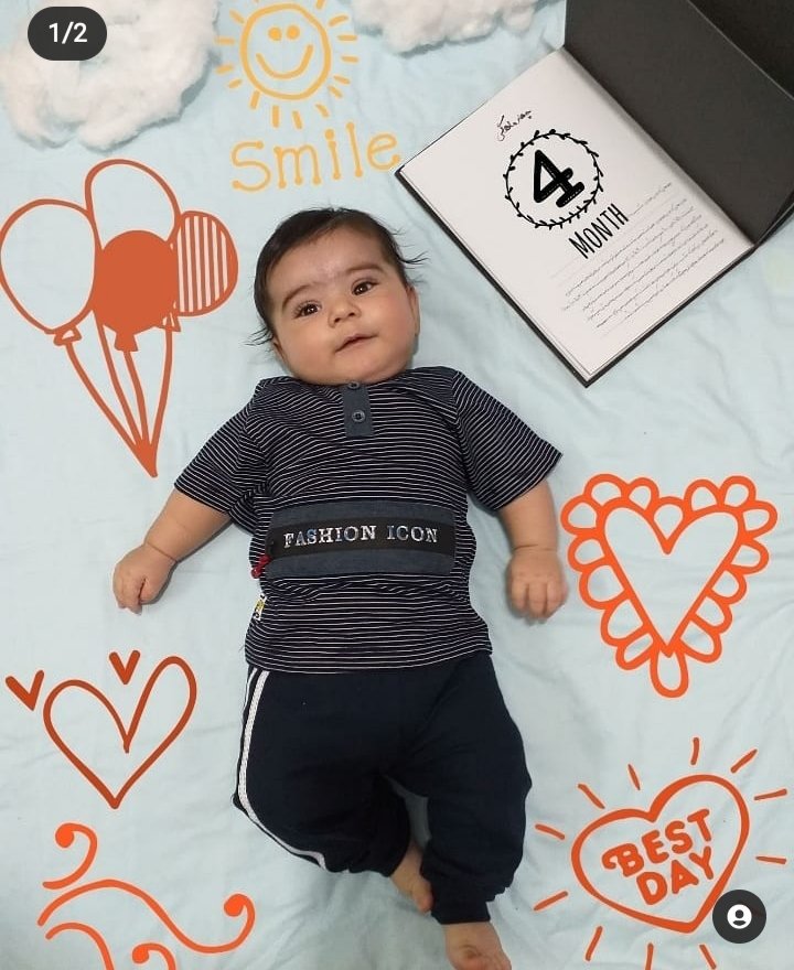 غلتیدن نوزاد آیهان غفارزاده