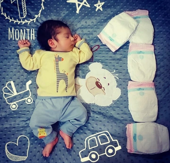 یک ماهگی نوزاد آیهان غفارزاده