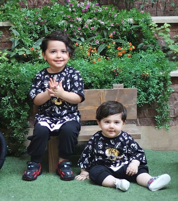 تم عکس تابستانی کودک ماهان