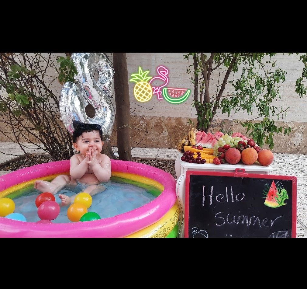 هشت ماهگی نوزاد ماهان