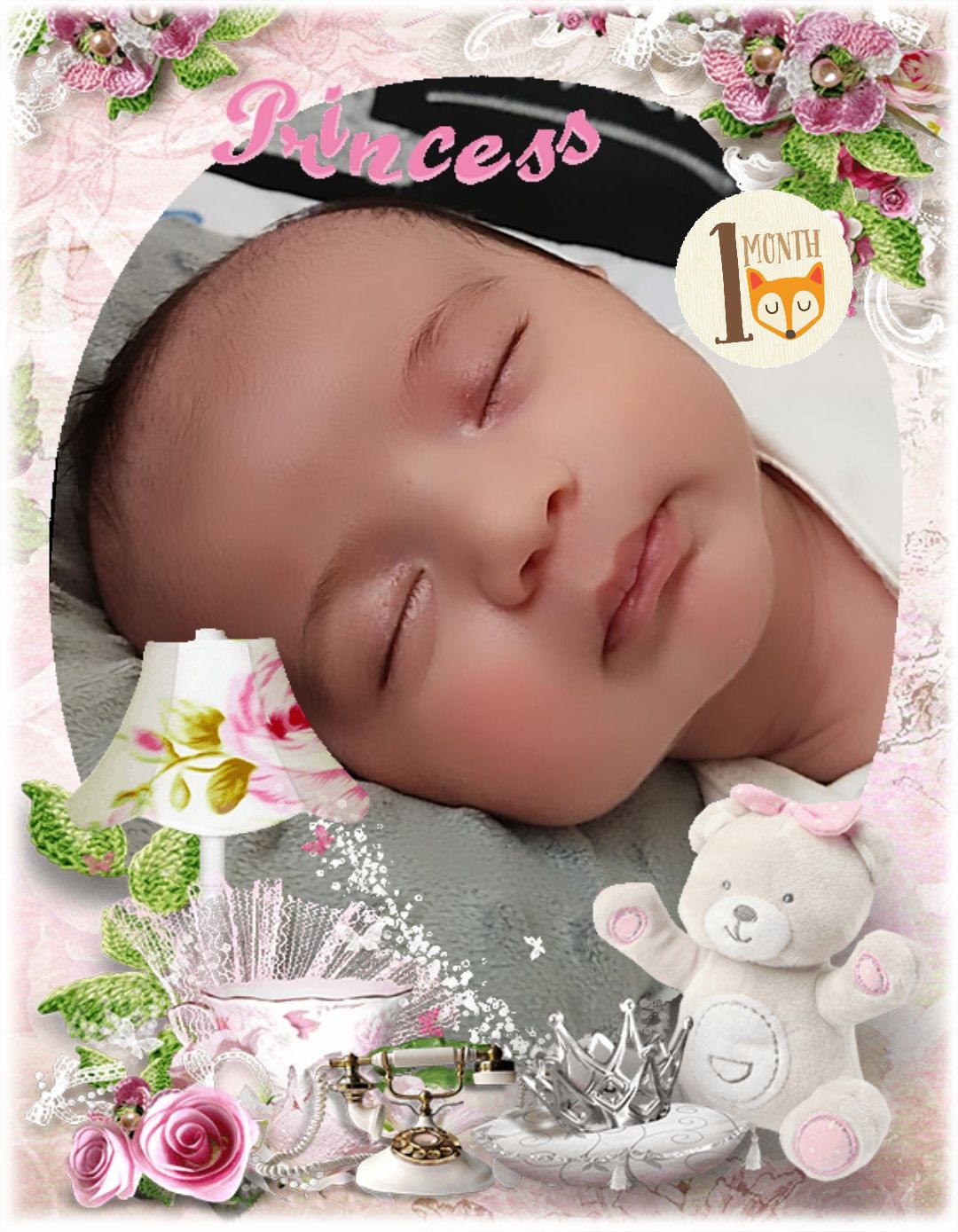 یک ماهگی نوزاد هامین کوهکن