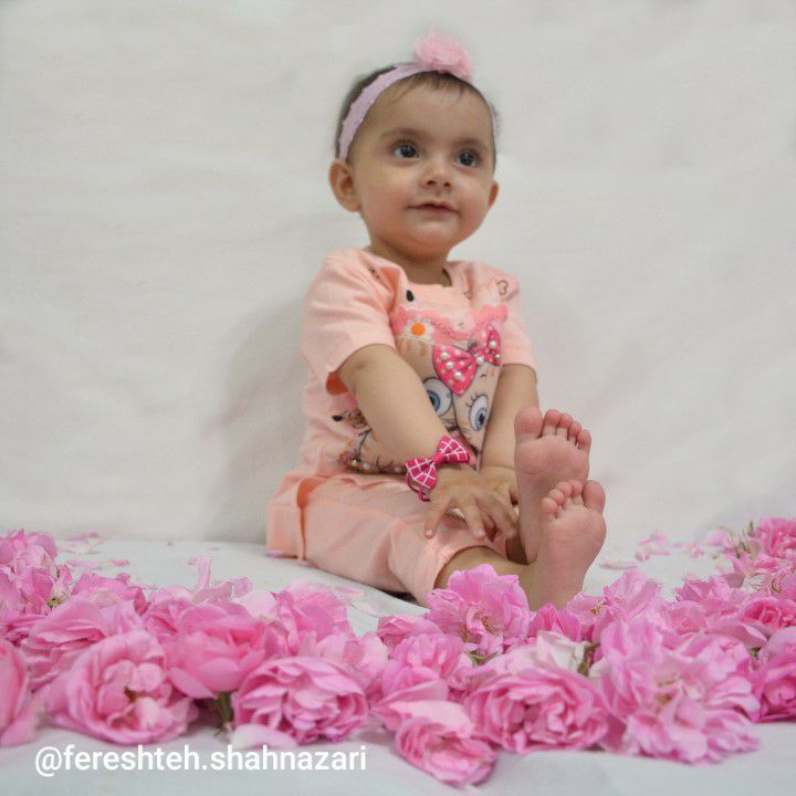 تم عکس بهاری کودک آرمیتا رشیدی