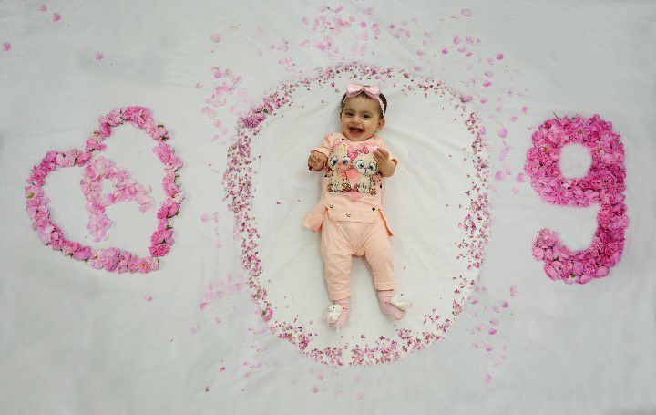 تم عکس بهاری کودک آرمیتا رشیدی