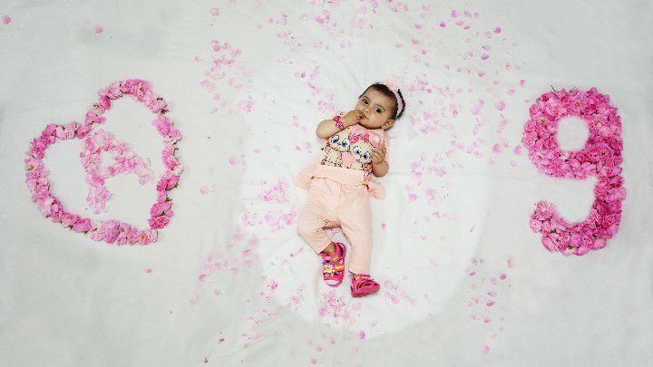 تم عکس بهاری کودک آرمیتا رشیدی