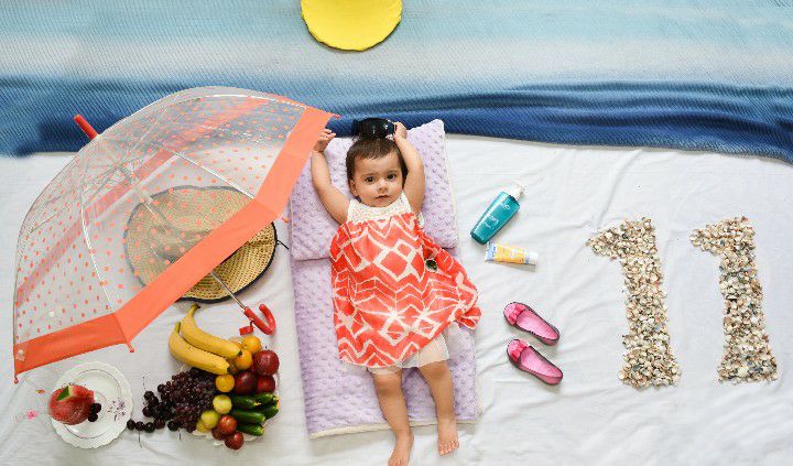 تم عکس تابستانی کودک آرمیتا رشیدی