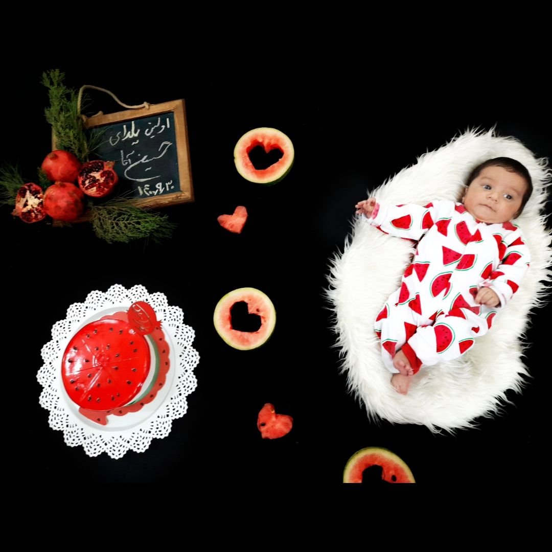 یک ماهگی نوزاد حسین حسینی