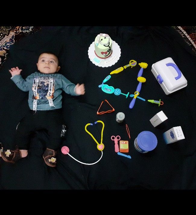 تم عکس تابستانی کودک امیرحافظ یزدی