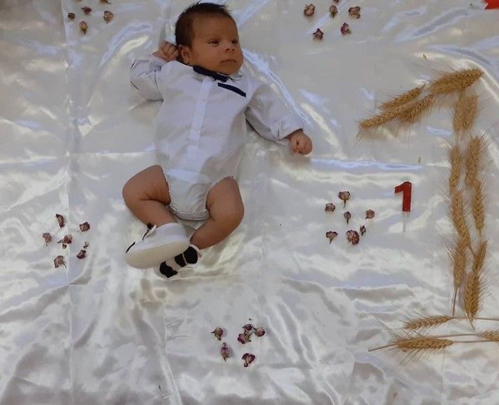 یک ماهگی نوزاد امیرحافظ یزدی