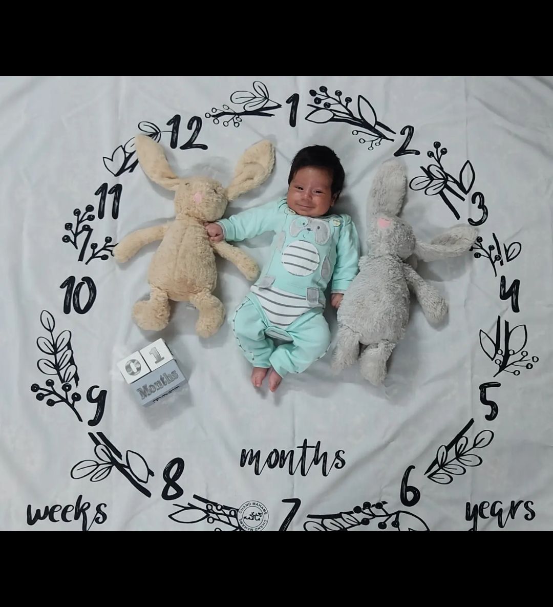 یک ماهگی نوزاد بردیا ذوالفقاری