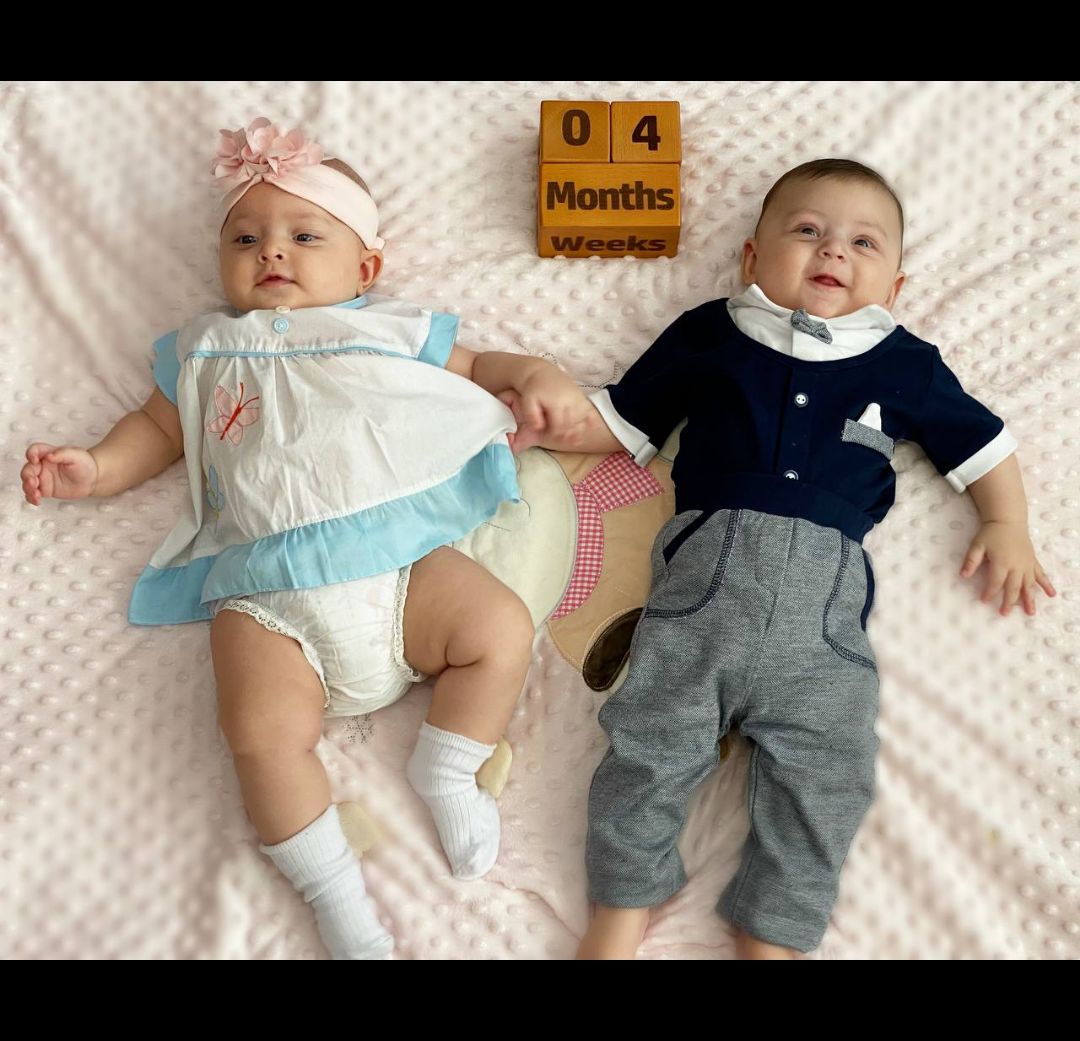 چهار ماهگی نوزاد هانا و هیراد فتوحی