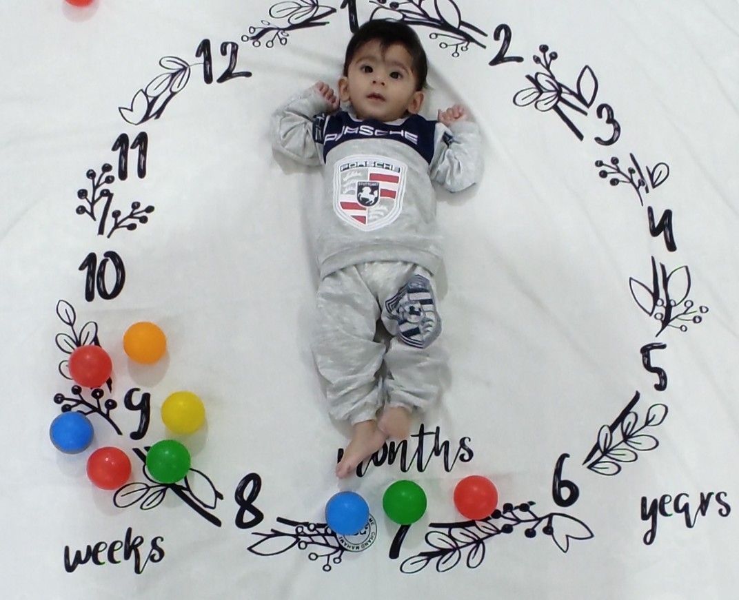 نه ماهگی نوزاد آدرین