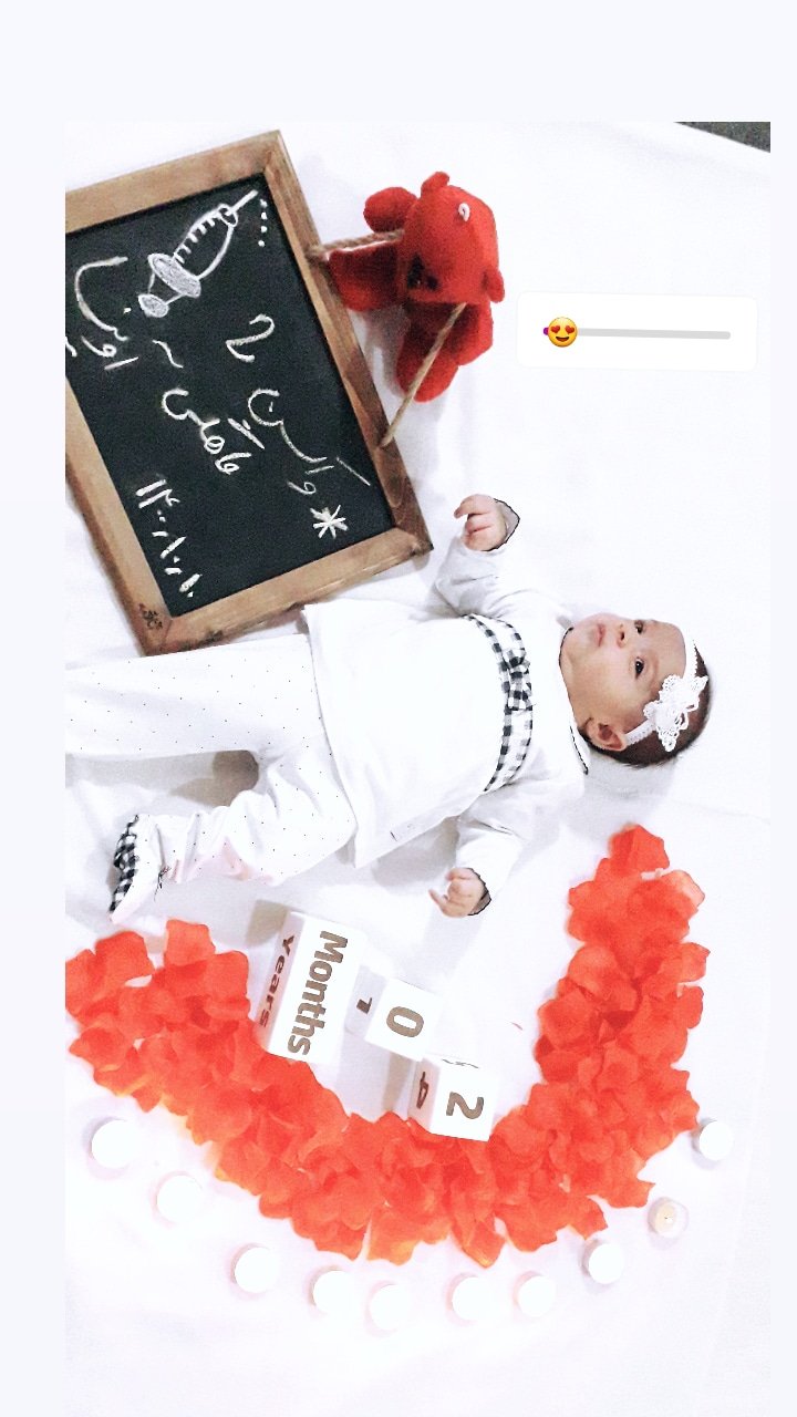 غلتیدن نوزاد سیده آوینا کریمی