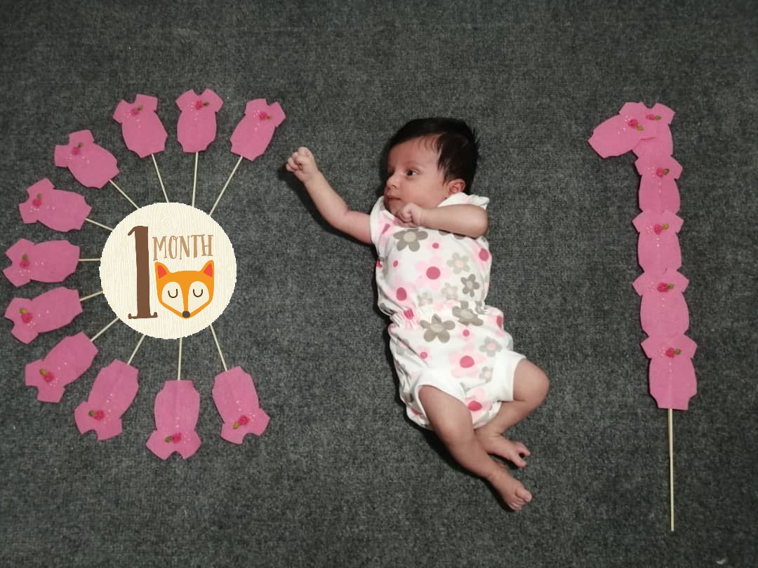 یک ماهگی نوزاد الینا حبیب زاده