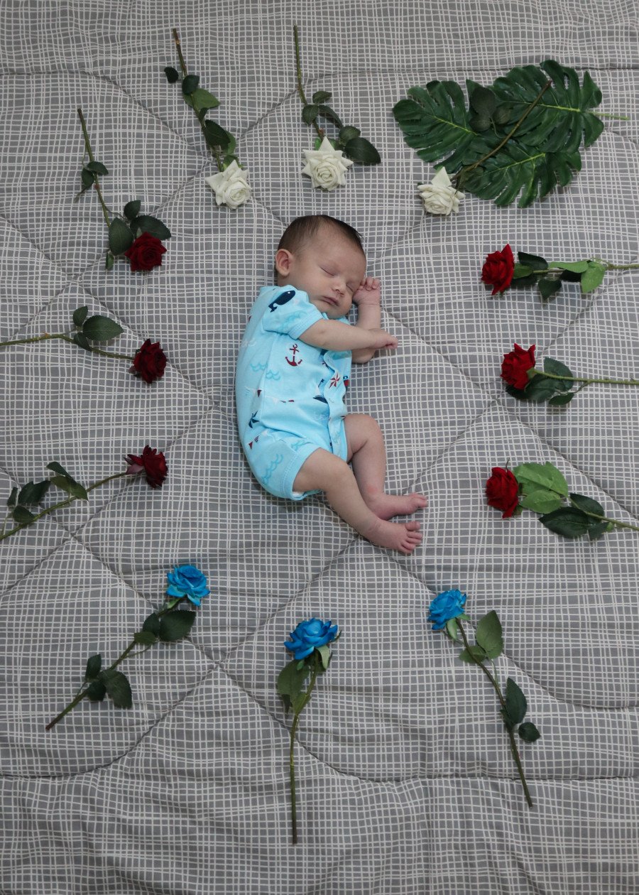 یک ماهگی نوزاد علی یاسین اصغری اصل شهریور