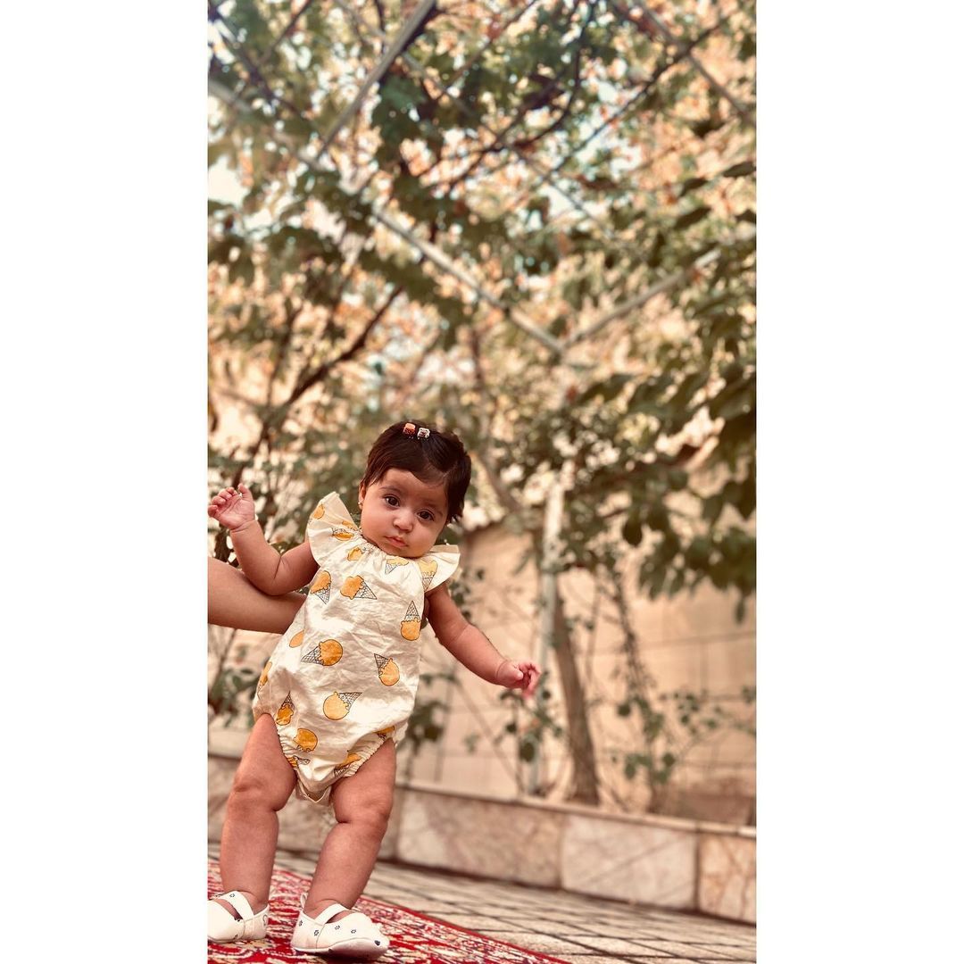 تم عکس پاییزی نوزاد ایوا