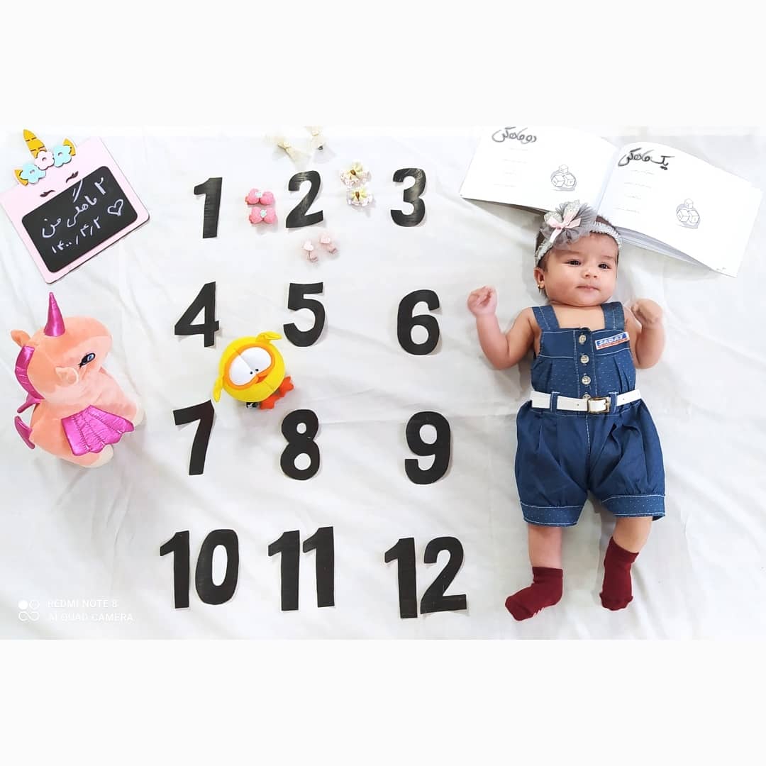 دو ماهگی نوزاد بهار ناز دولت آبادی