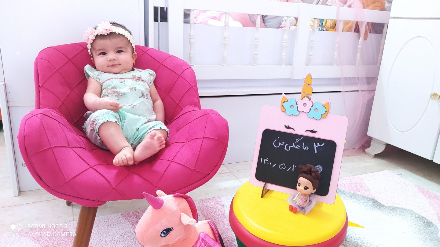 سه ماهگی نوزاد بهار ناز دولت آبادی
