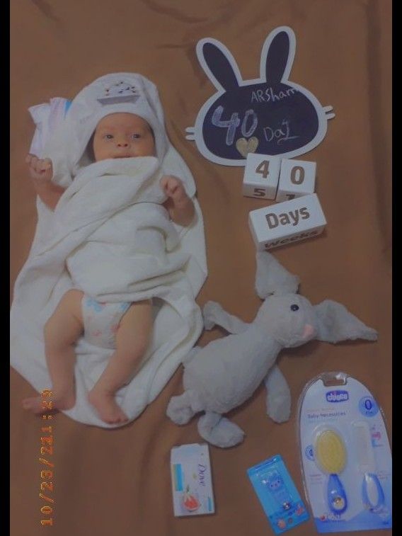 عکس نوزاد پسر آرشام قادری