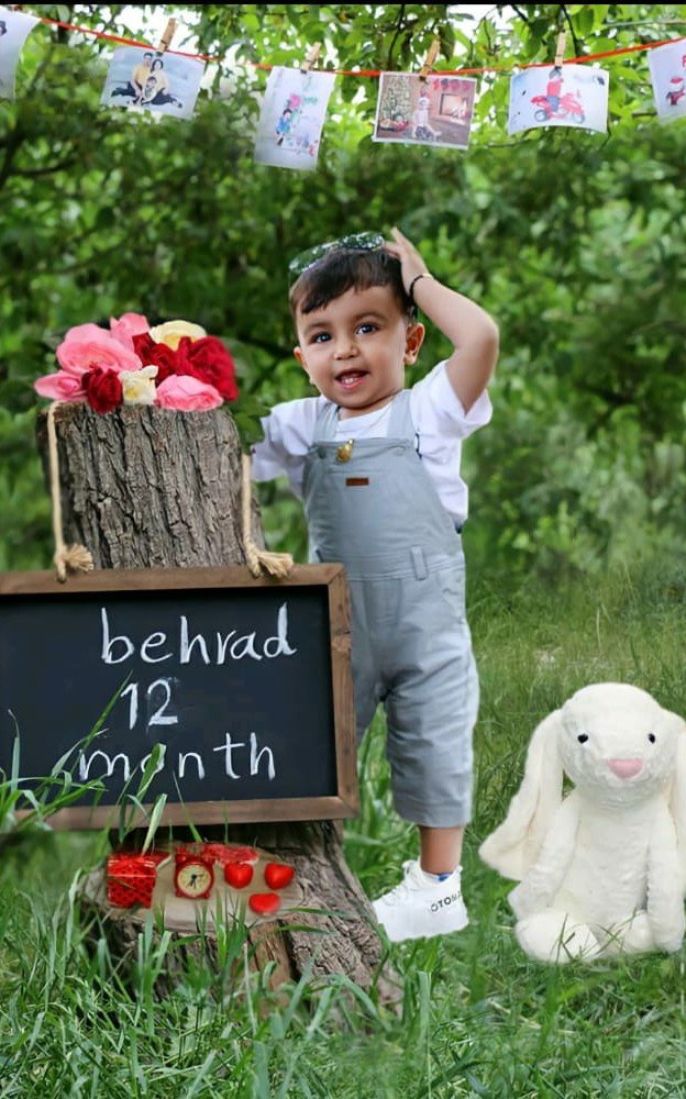 دوازده ماهگی نوزاد بهراد پرهیزکار