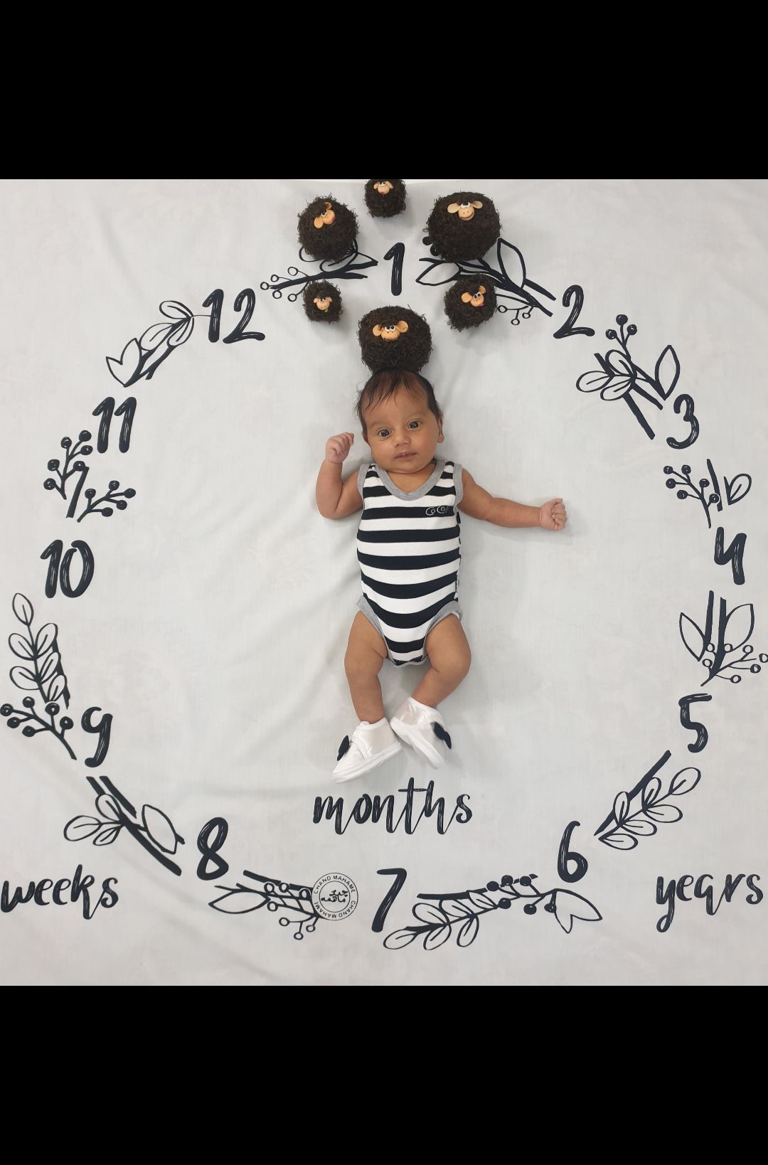 یک ماهگی نوزاد رایمُن