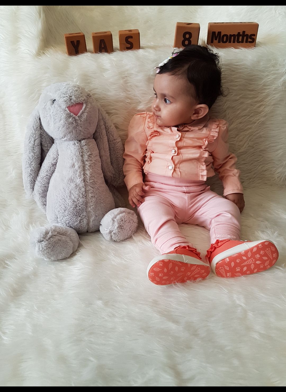 هشت ماهگی نوزاد یاس رازقی