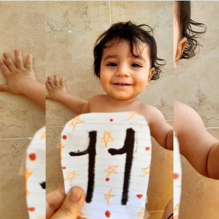 یازده ماهگی نوزاد آریا جون