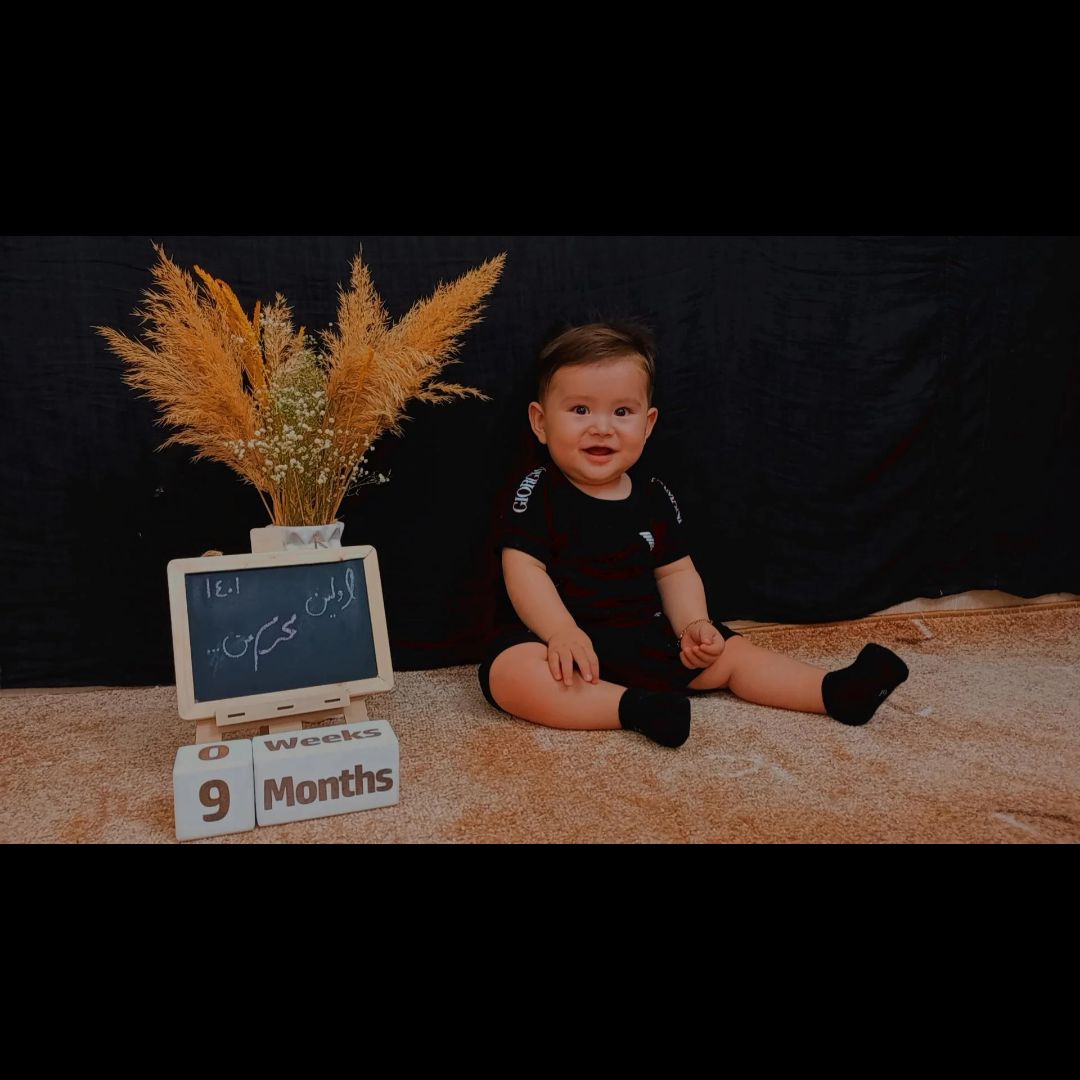 نه ماهگی نوزاد نویان اکبری