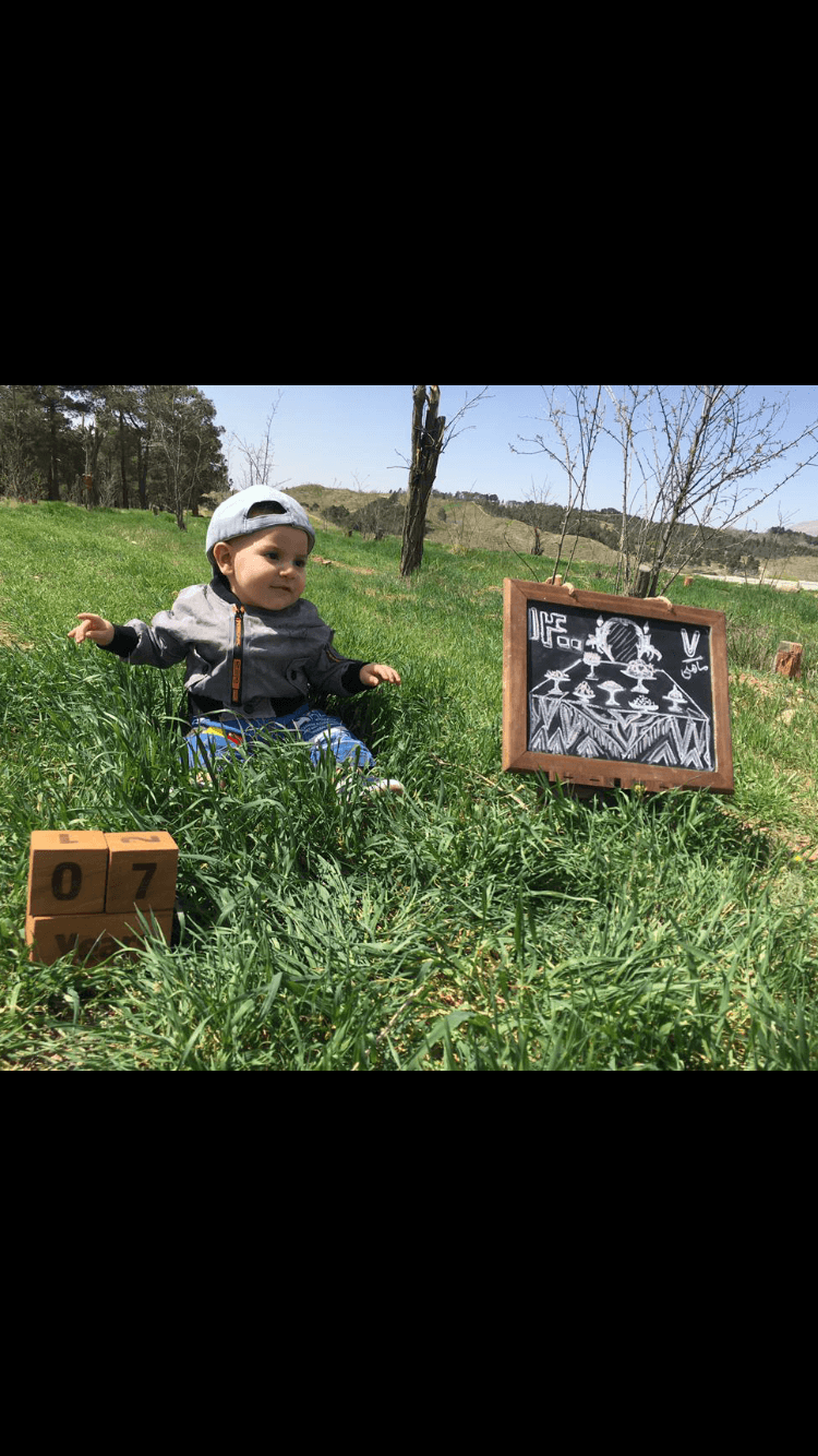 سیزده ماهگی کودک محمد حسام قنبري