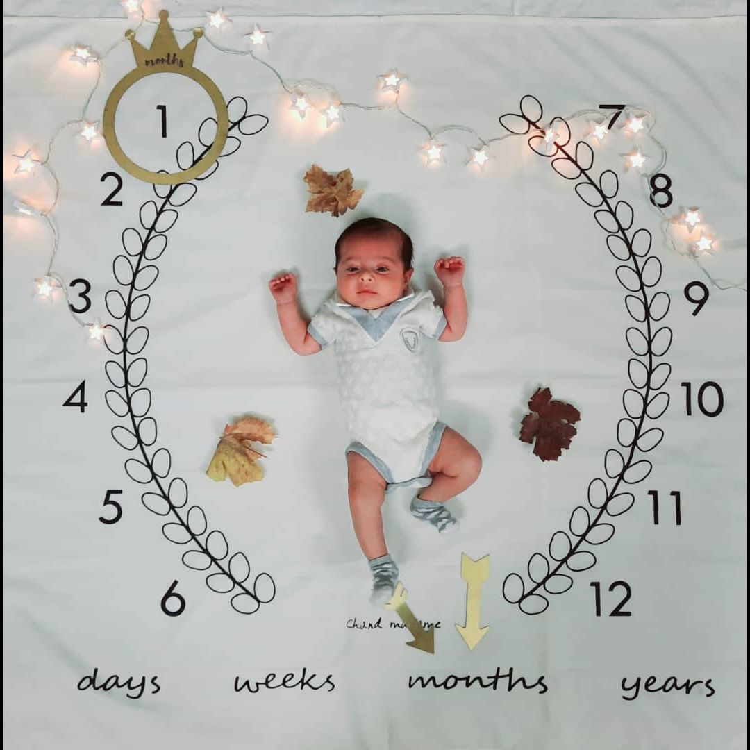 یک ماهگی نوزاد آرسین سیمنی