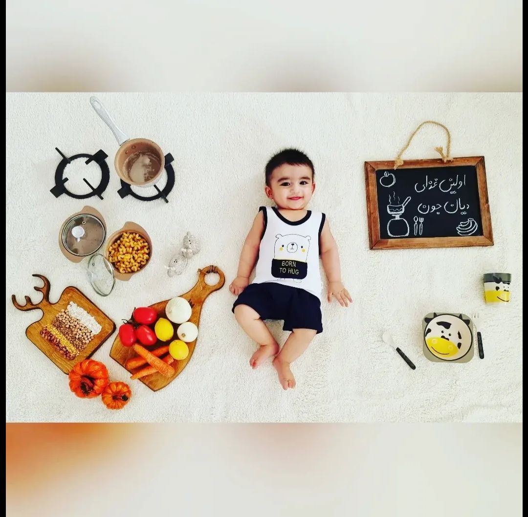 شروع غذای کمکی دیان کرم زاده