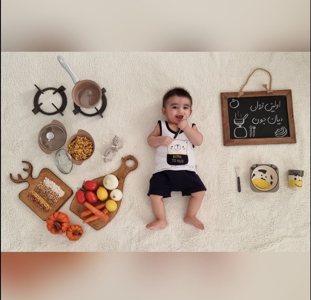 شروع غذای کمکی دیان کرم زاده